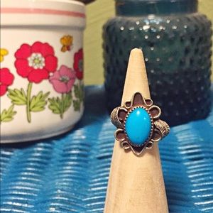Sterling Silver and Turquoise Ring